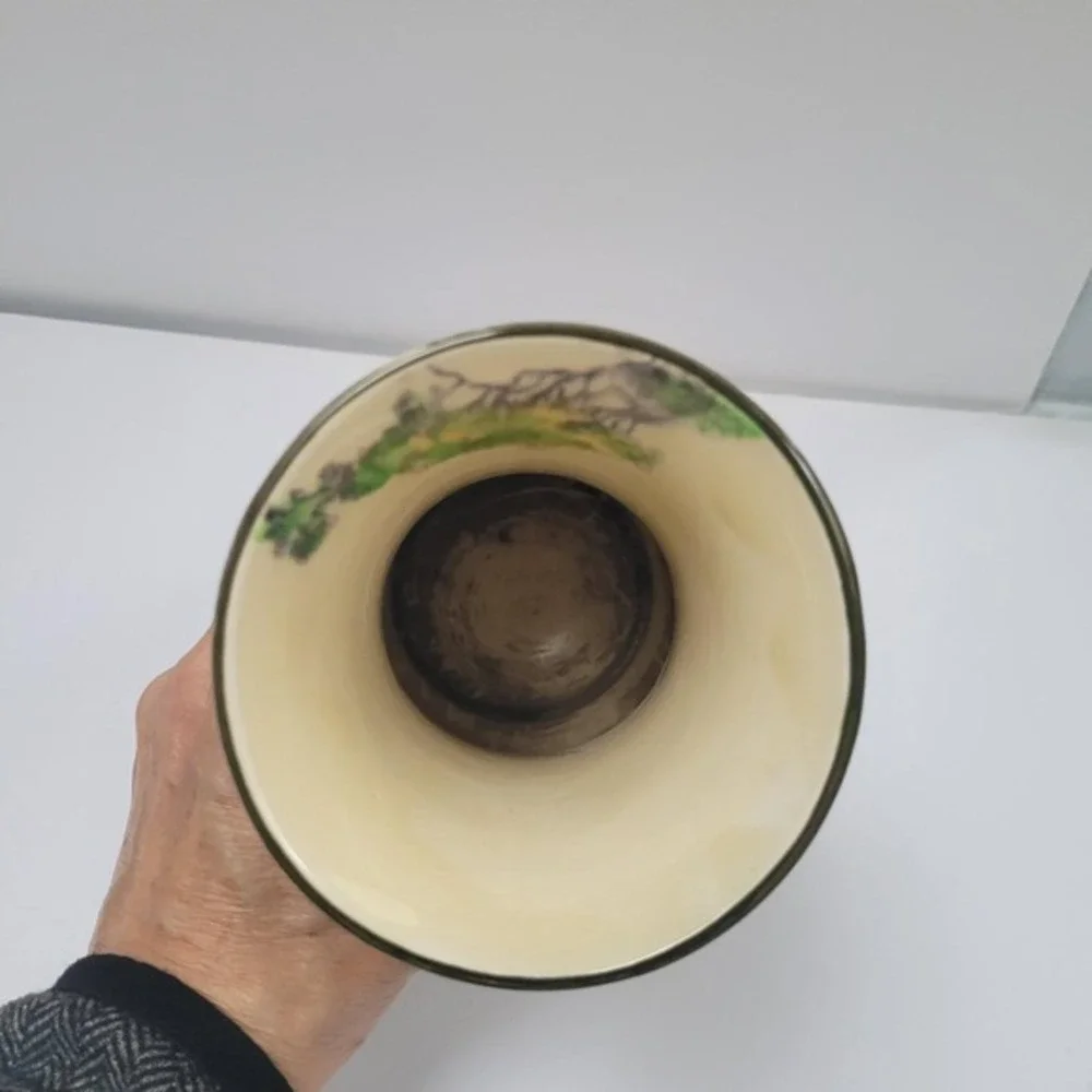 Royal Doulton Vintage Vase Old English Sack Race‎ D3470 Antique